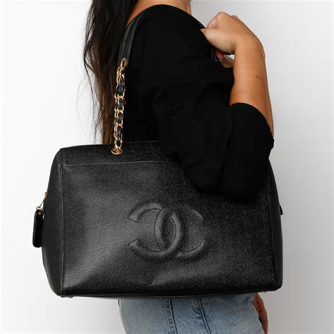 bolsa chanel couro caviar|Caviar .